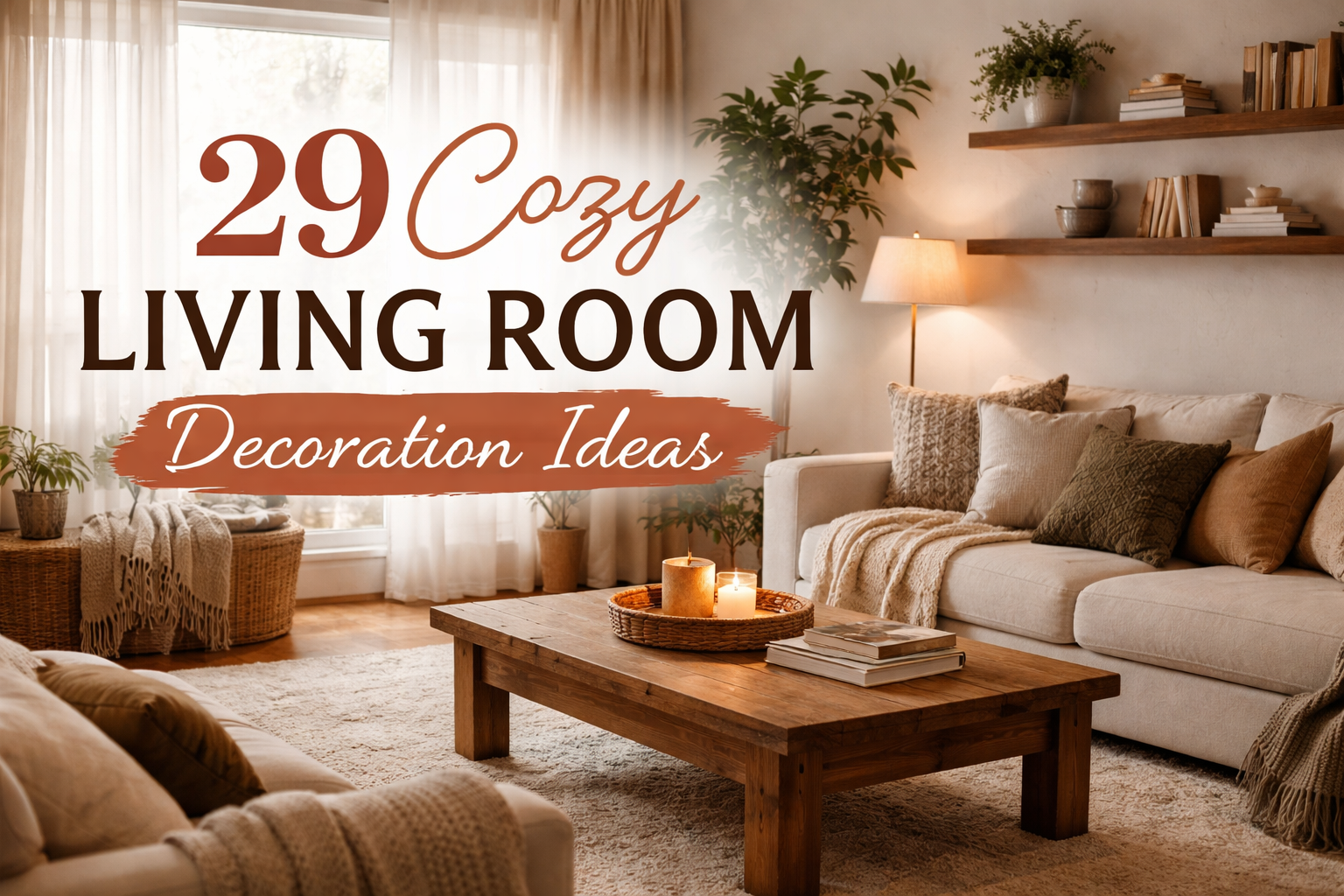 29 Cozy Living Room Decoration Ideas 2026 That Feel Warm