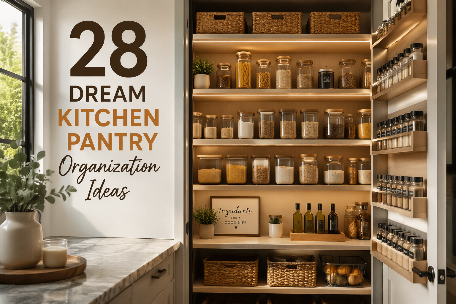 28 Dream Kitchen Pantry Organization Ideas 2026 for Every Home